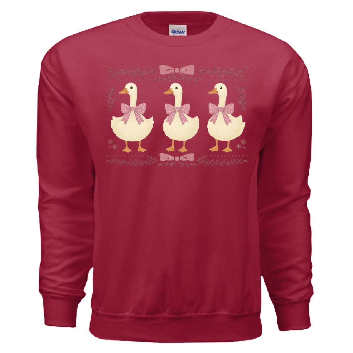Pink Goose crewneck