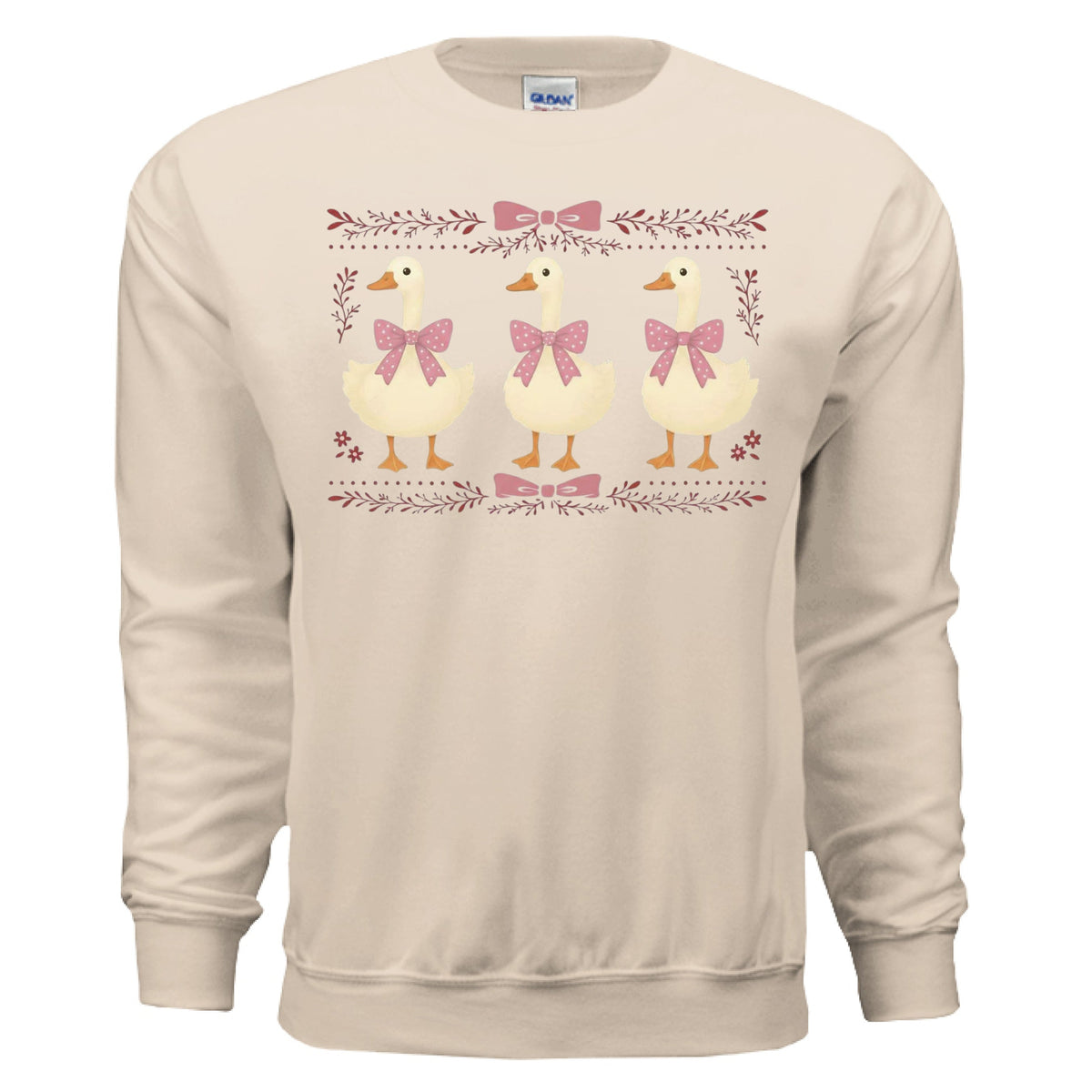Pink Goose crewneck