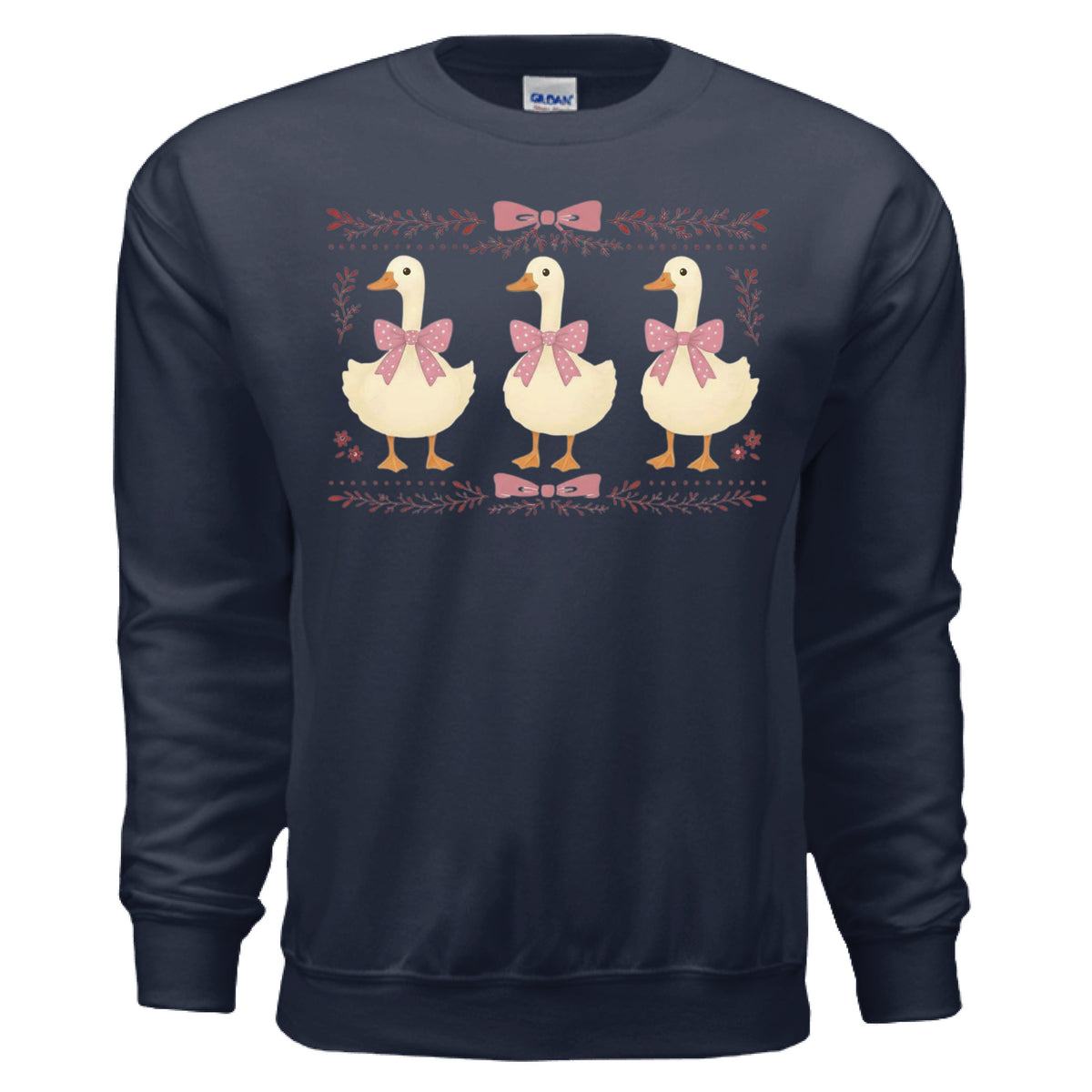 Pink Goose crewneck