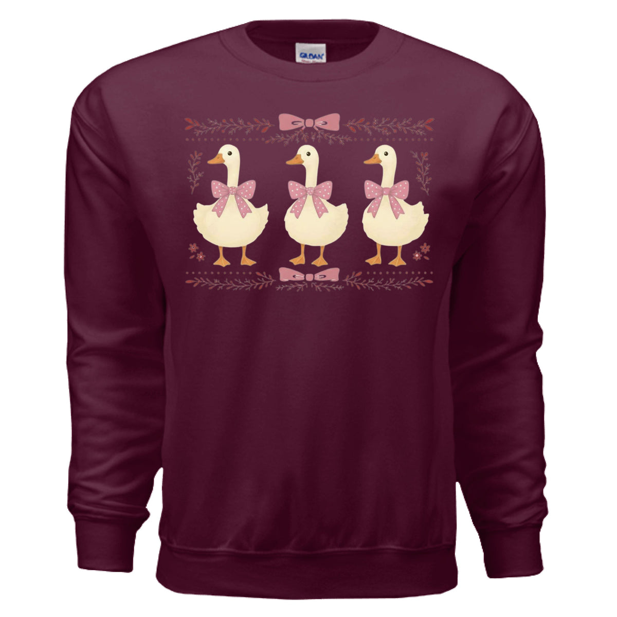 Pink Goose crewneck