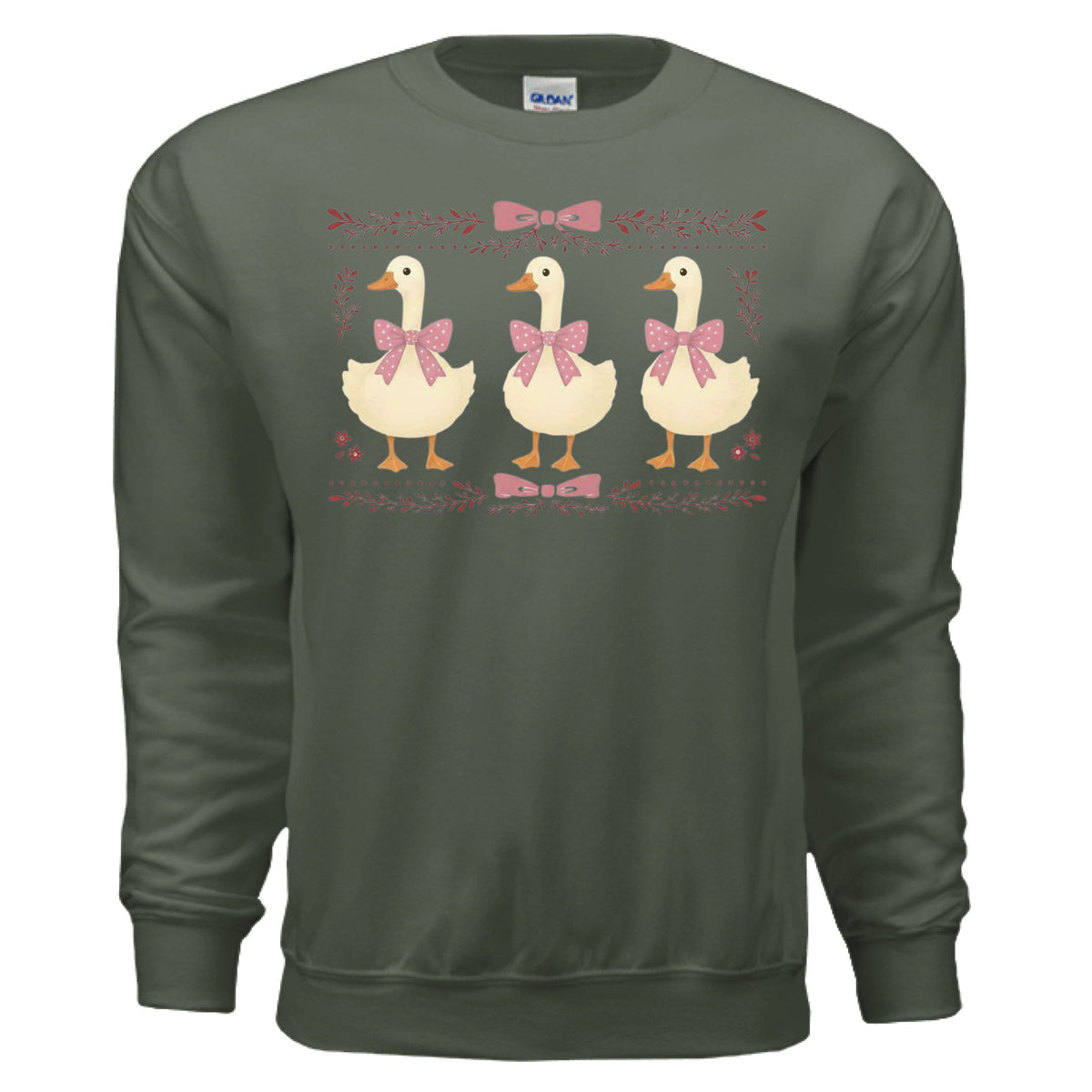 Pink Goose crewneck