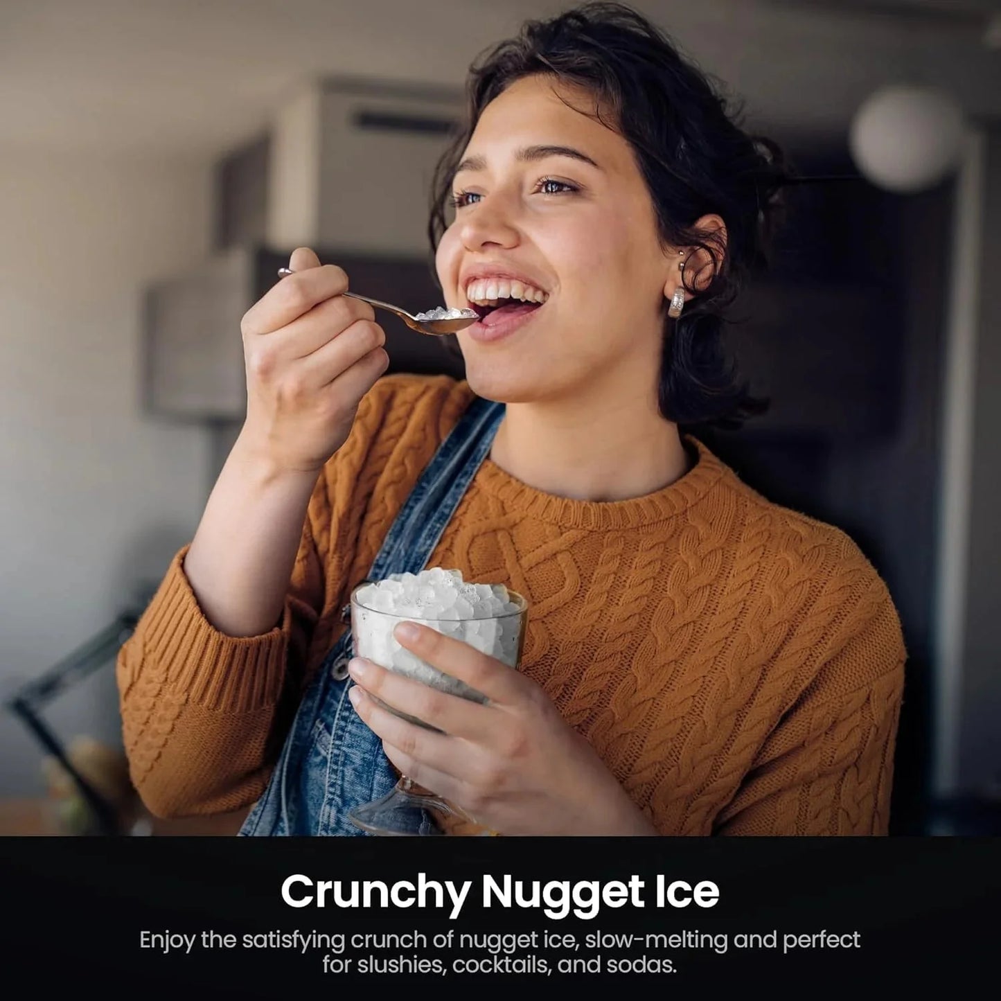 Nugget Sonic Ice Maker Stainless Steel Z5825NB