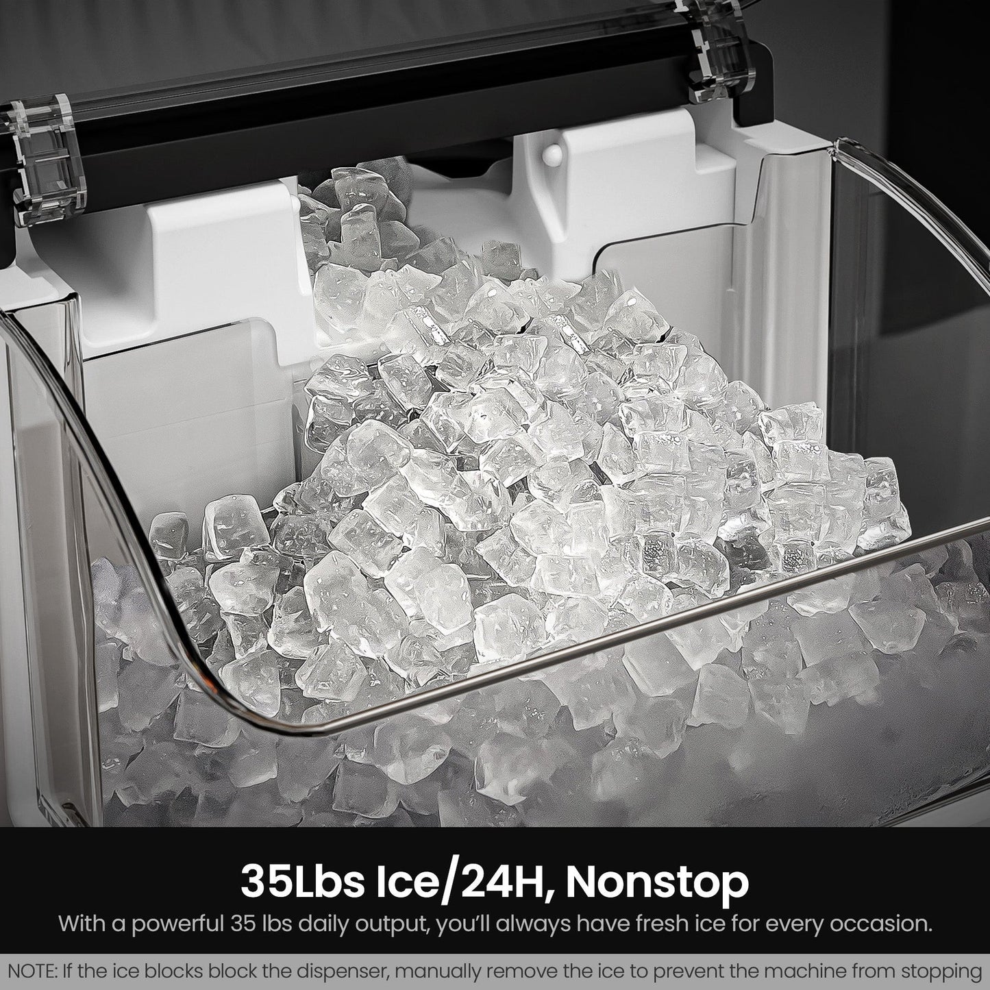 Nugget Sonic Ice Maker Stainless Steel Z5825NB