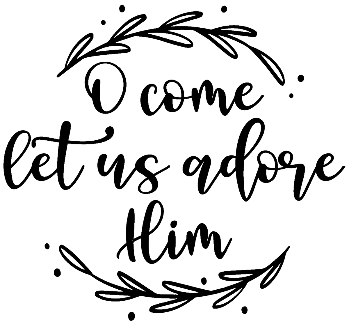 Spiritual Christmas Laser Engraved Sleeves