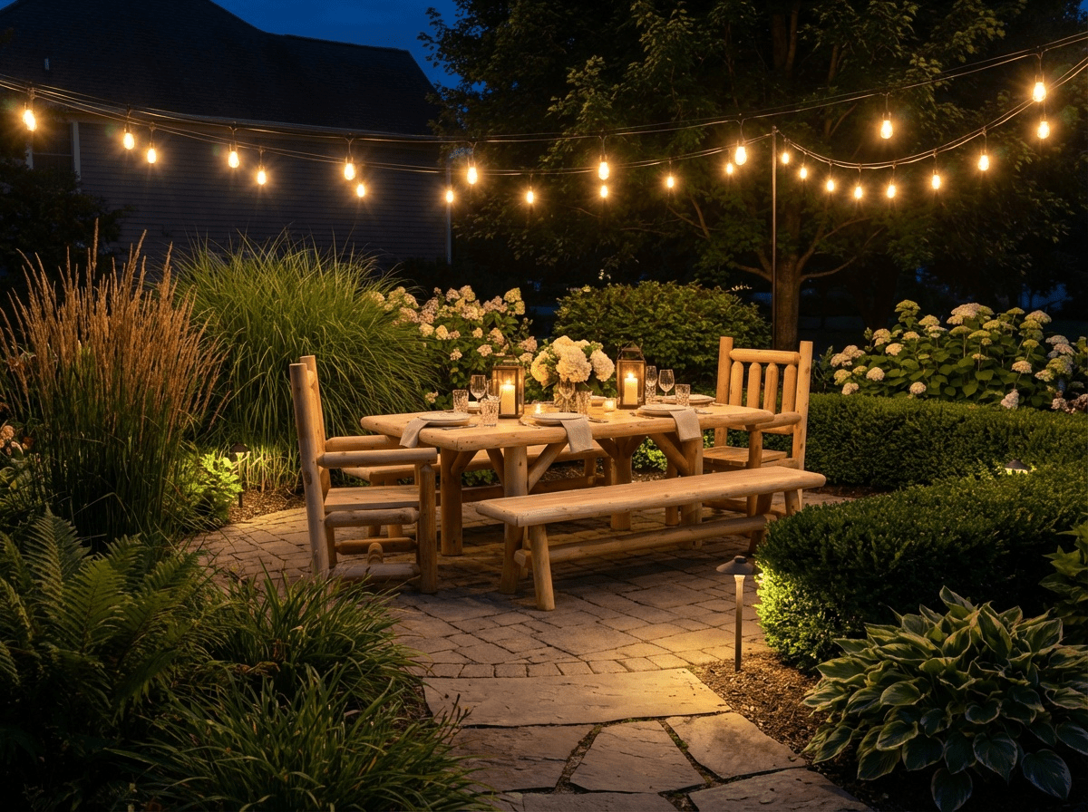 Outdoor Farmhouse Patio Table and Chairs