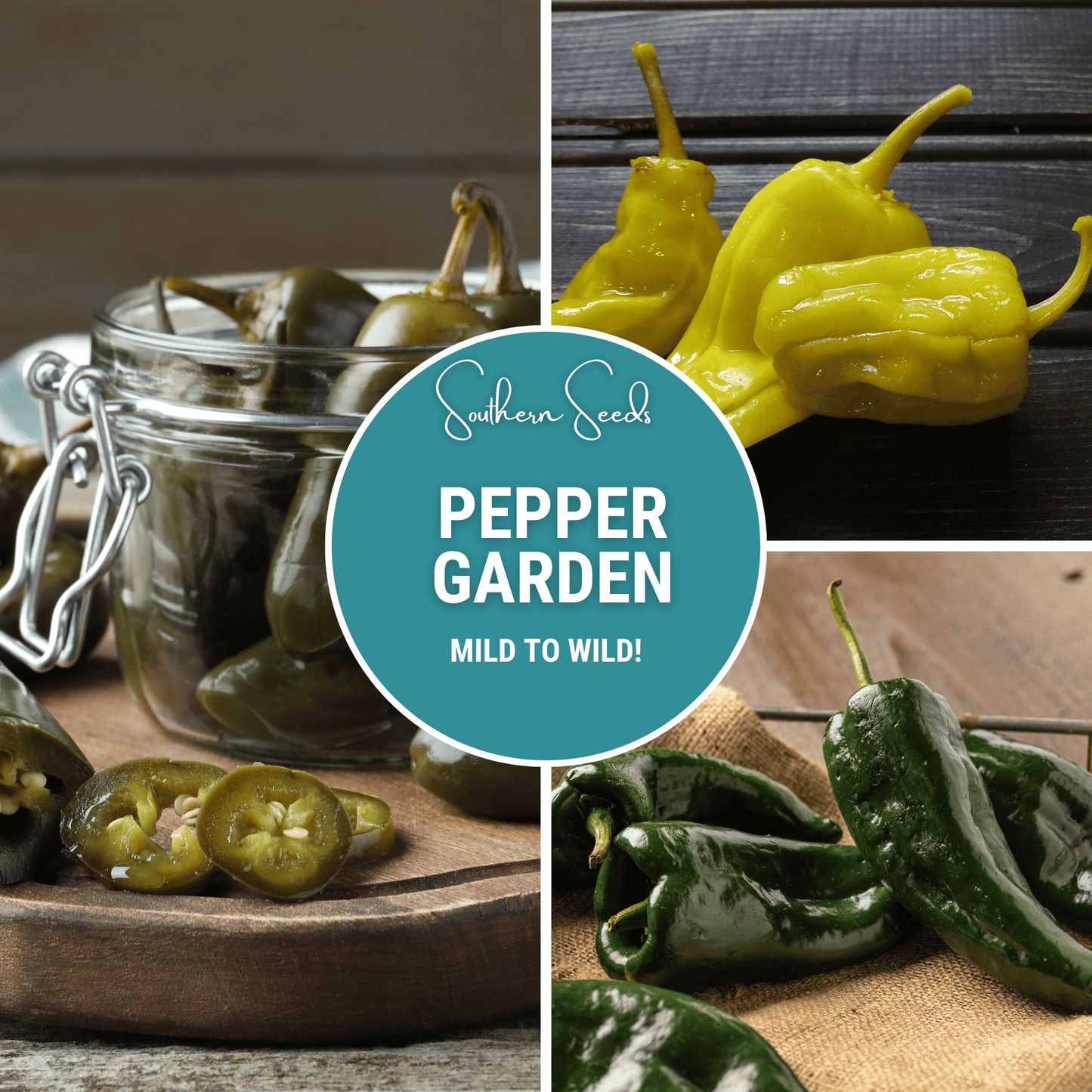 Pepper Seed Collection ā 6 Essential Heirloom Peppers