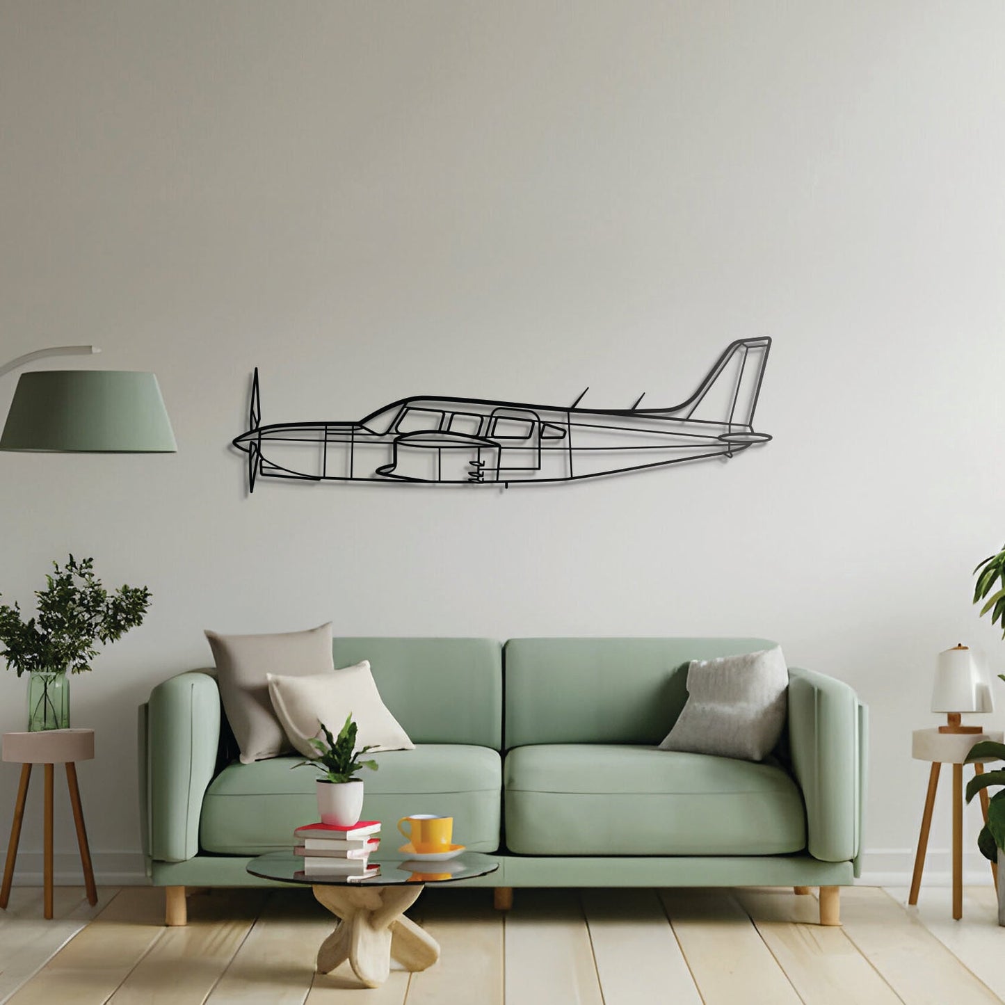PA-32R-301T Metal Aircraft Wall Art - NCP0293
