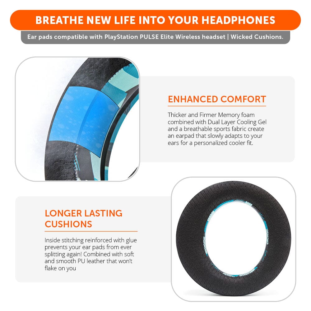 PlayStation Pulse Elite Cooling Gel Earpads - WC FreeZe Pulse Elite
