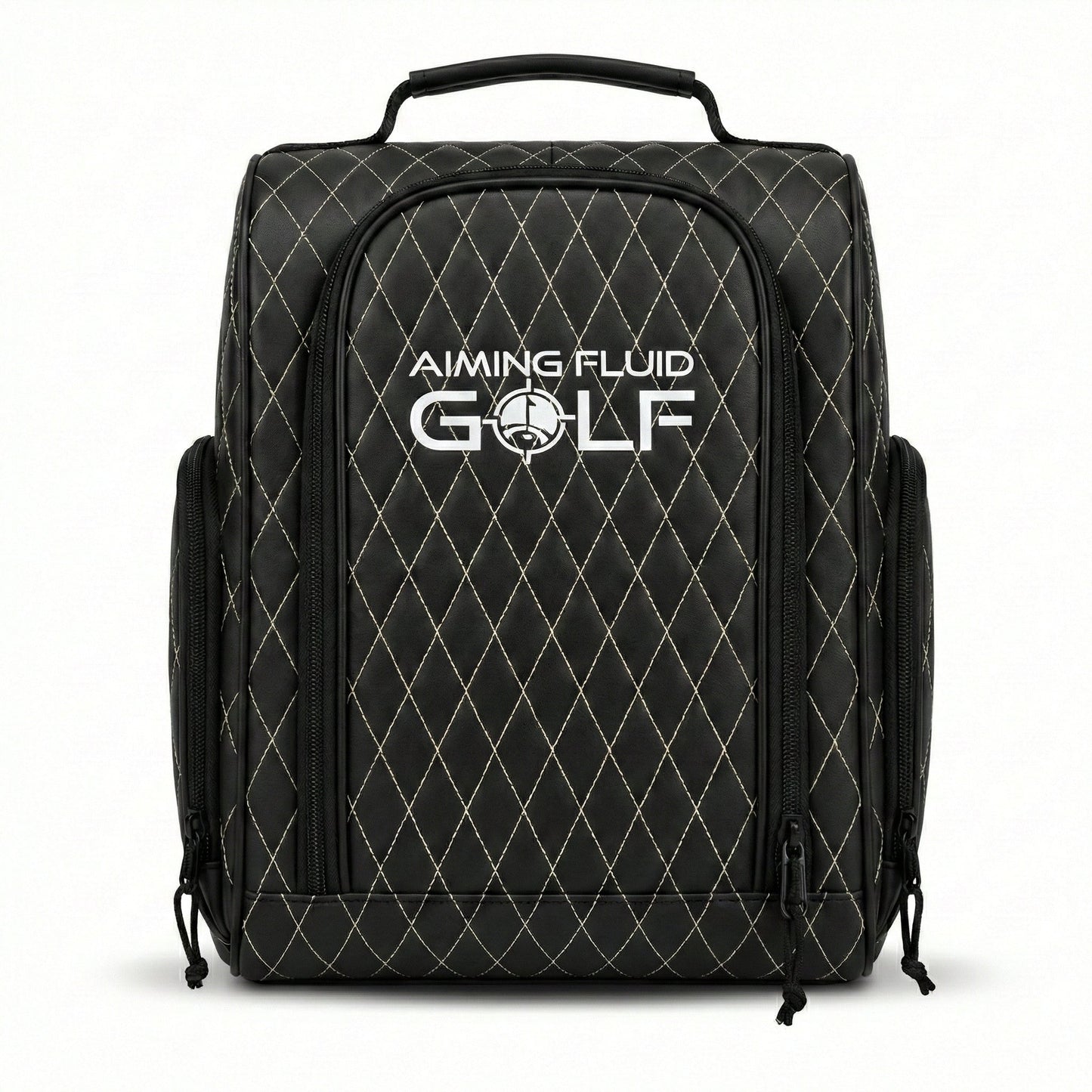 Premium Golf Shoe Bag – Vented Leather Shoe Storage