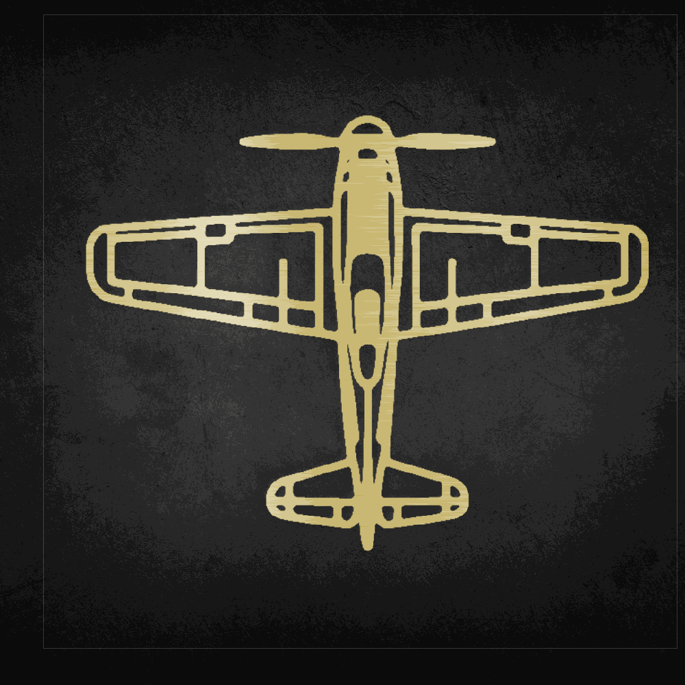 Airplane metal art Retro Aviation Gift for Him