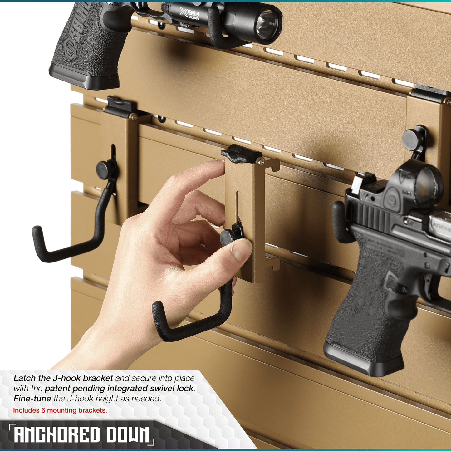 Wall Rack System - 5 Panel and Attachments