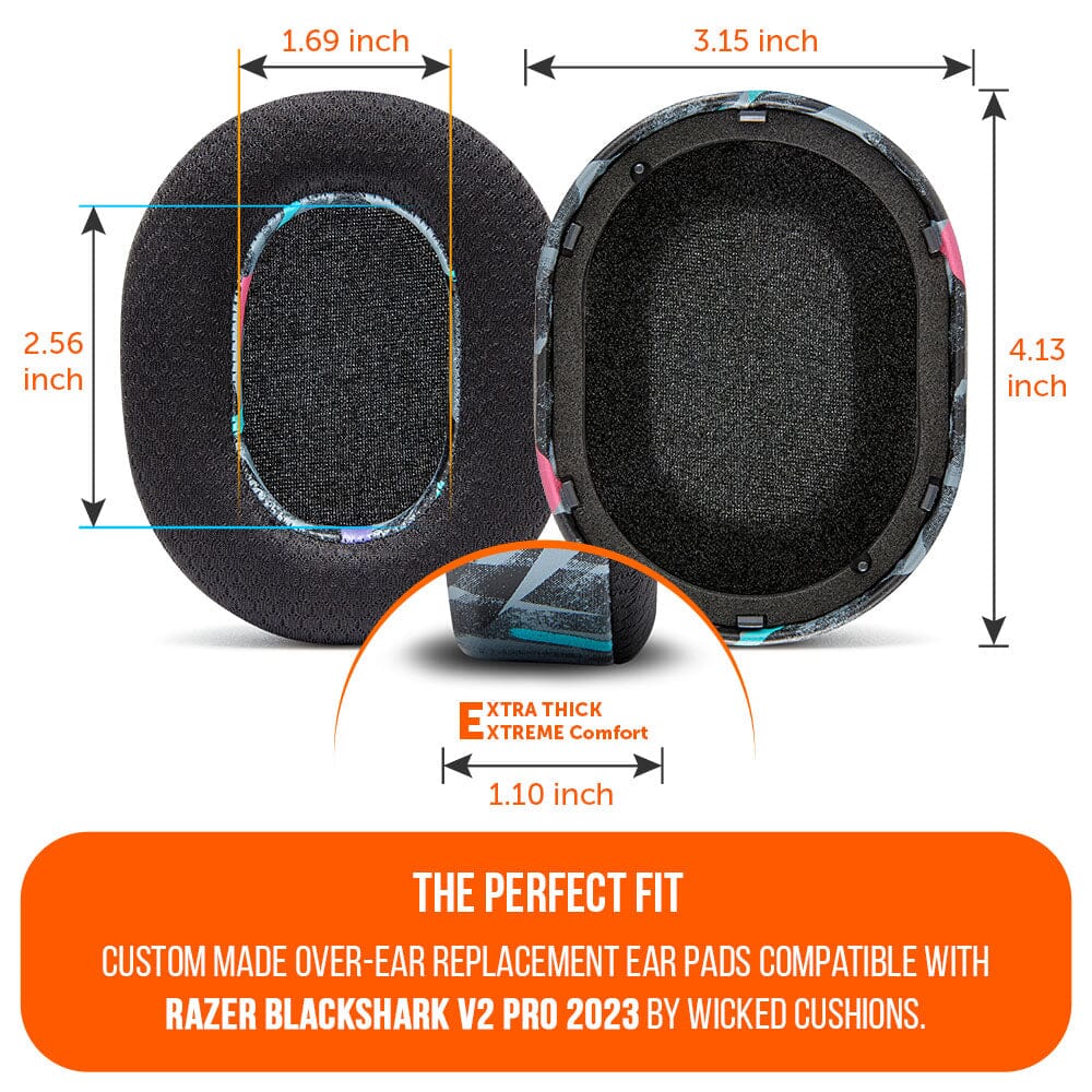 Razer Blackshark V2 Pro 2023 Earpads - WC FreeZe Cooling Gel