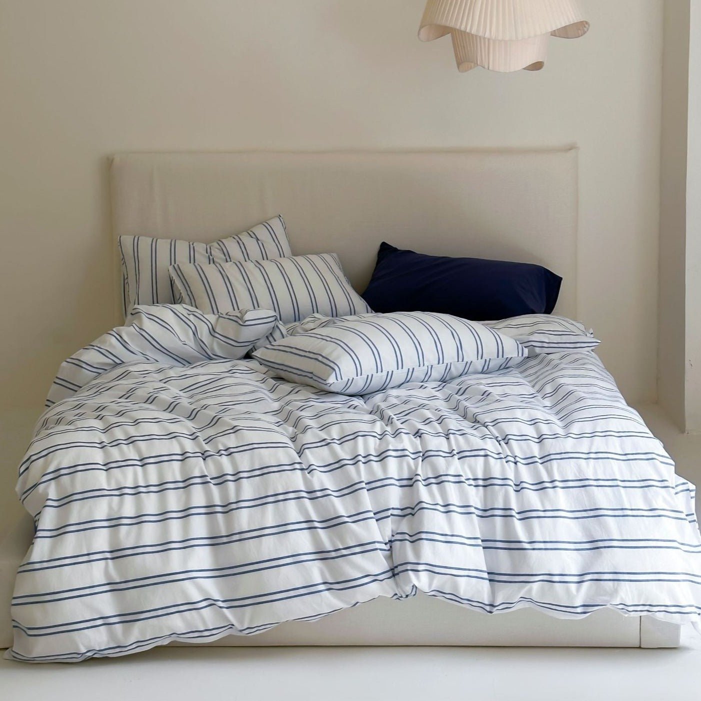 Refreshing Stripe Duvet Cover / Mint Green