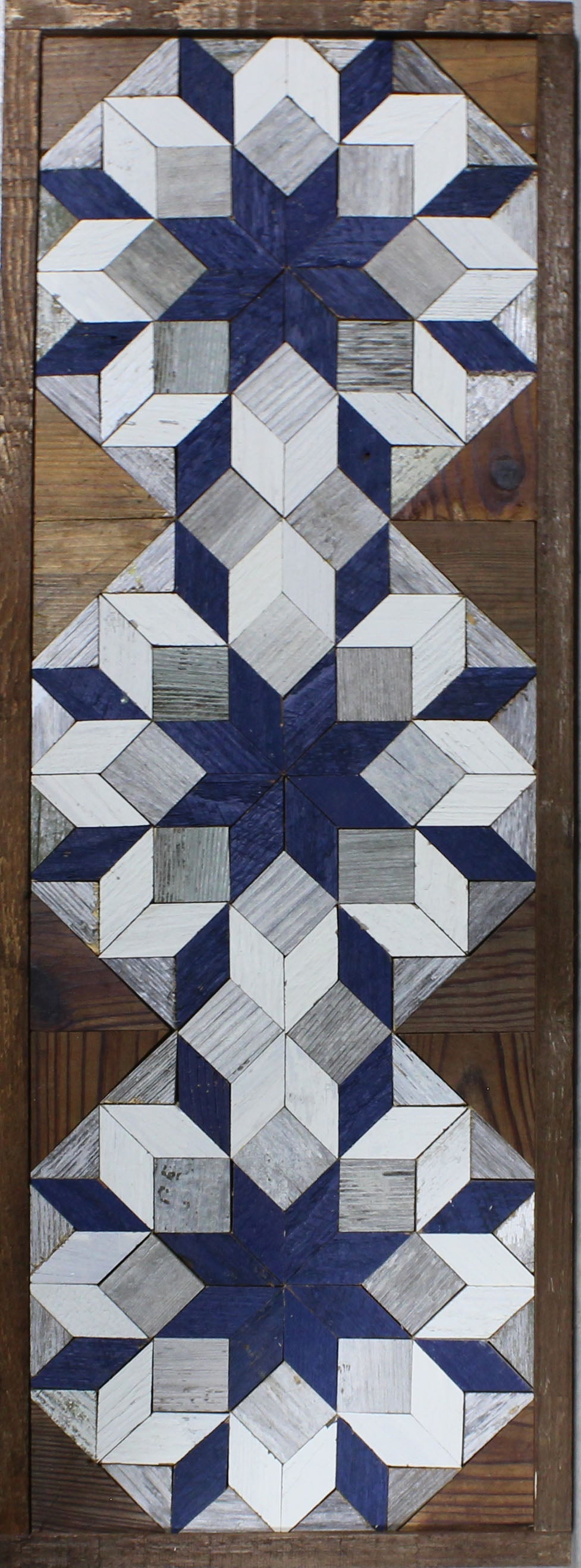 Amish Handmade Barn Quilt - Banner (10.5 in x 30 in)