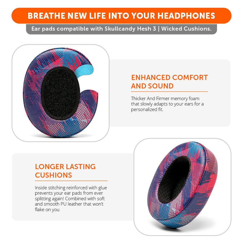 Skullcandy Hesh 3, Evo, and Crusher Replacement Earpads