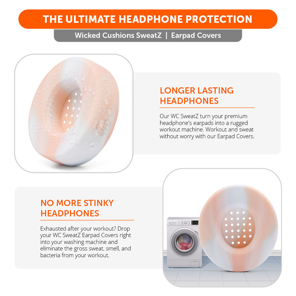 Small WC SweatZ Protective Headphone Earpad Covers