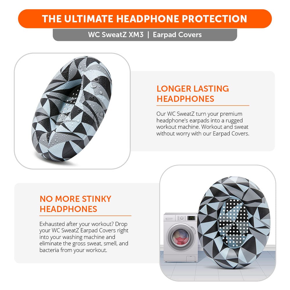 Sony WH-1000XM3 Earpad Sweat Covers - WC SweatZ
