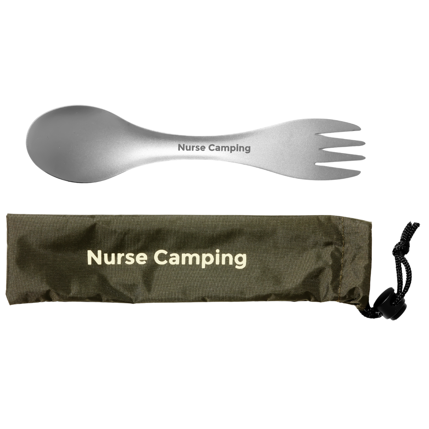 Spoon and Fork Combo - Titanium