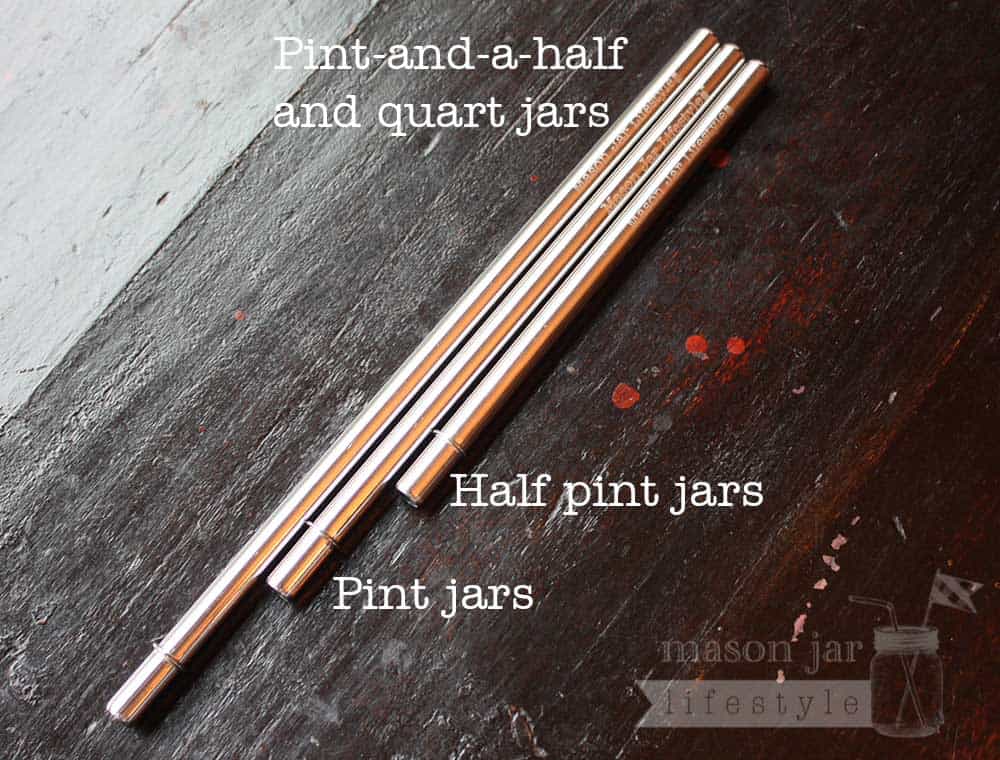 Medium 7 1/4" Safer Rounded End Stainless Steel Straw for Pint Mason Jars