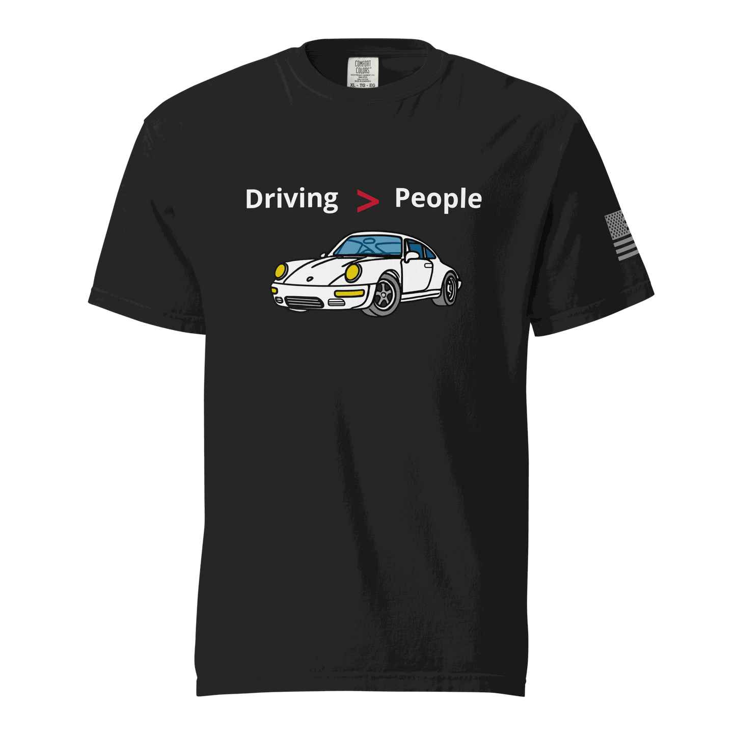 Car T-shirt . This shirt says it so you don’t have to.