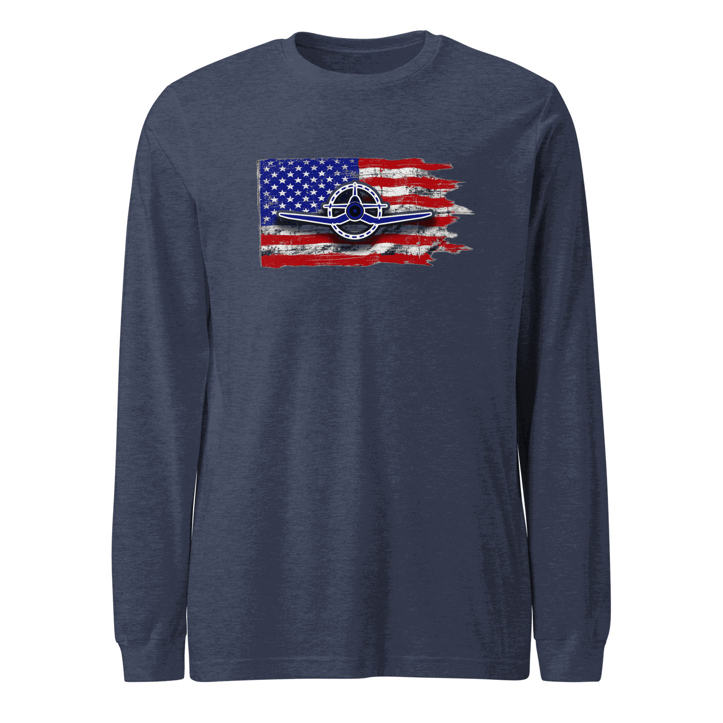 Airplane Tee F4U Unisex Long Sleeve Tee