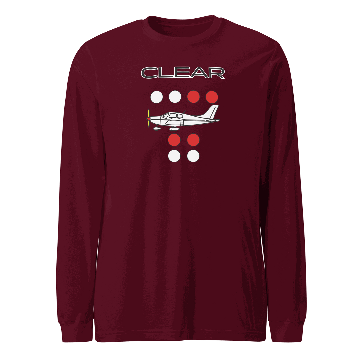 Clear to land propeller Unisex Long Sleeve Tee