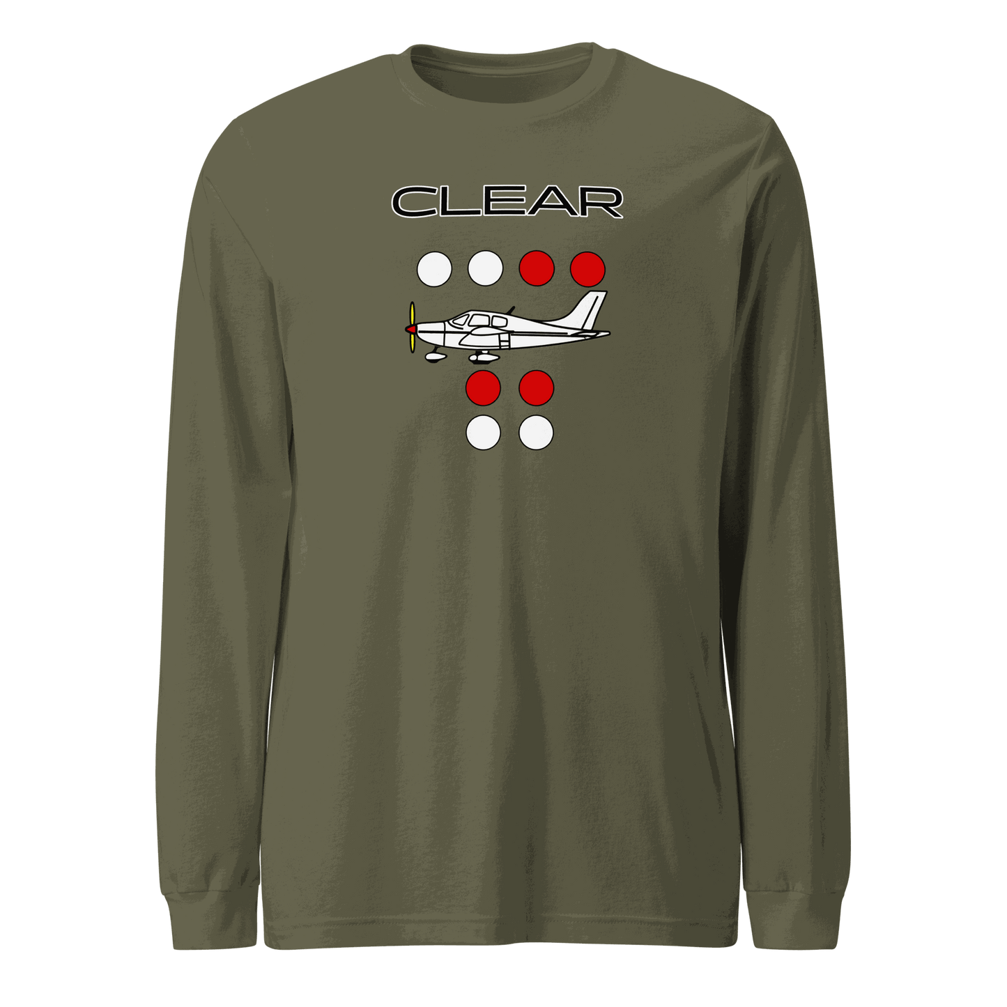Clear to land propeller Unisex Long Sleeve Tee