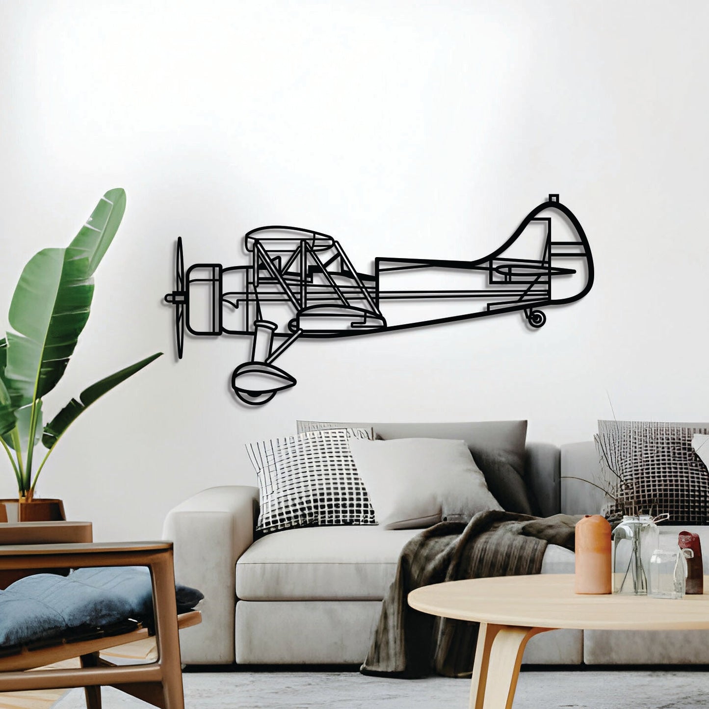 UPF-7 Metal Aircraft Wall Art - NCP0606