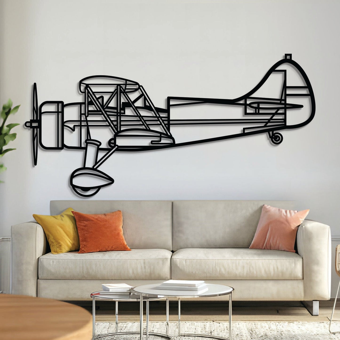 UPF-7 Metal Aircraft Wall Art - NCP0606