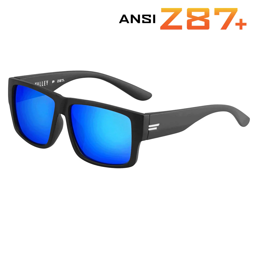 VALLEY ANSI Z87+ Safety Blue Polarized