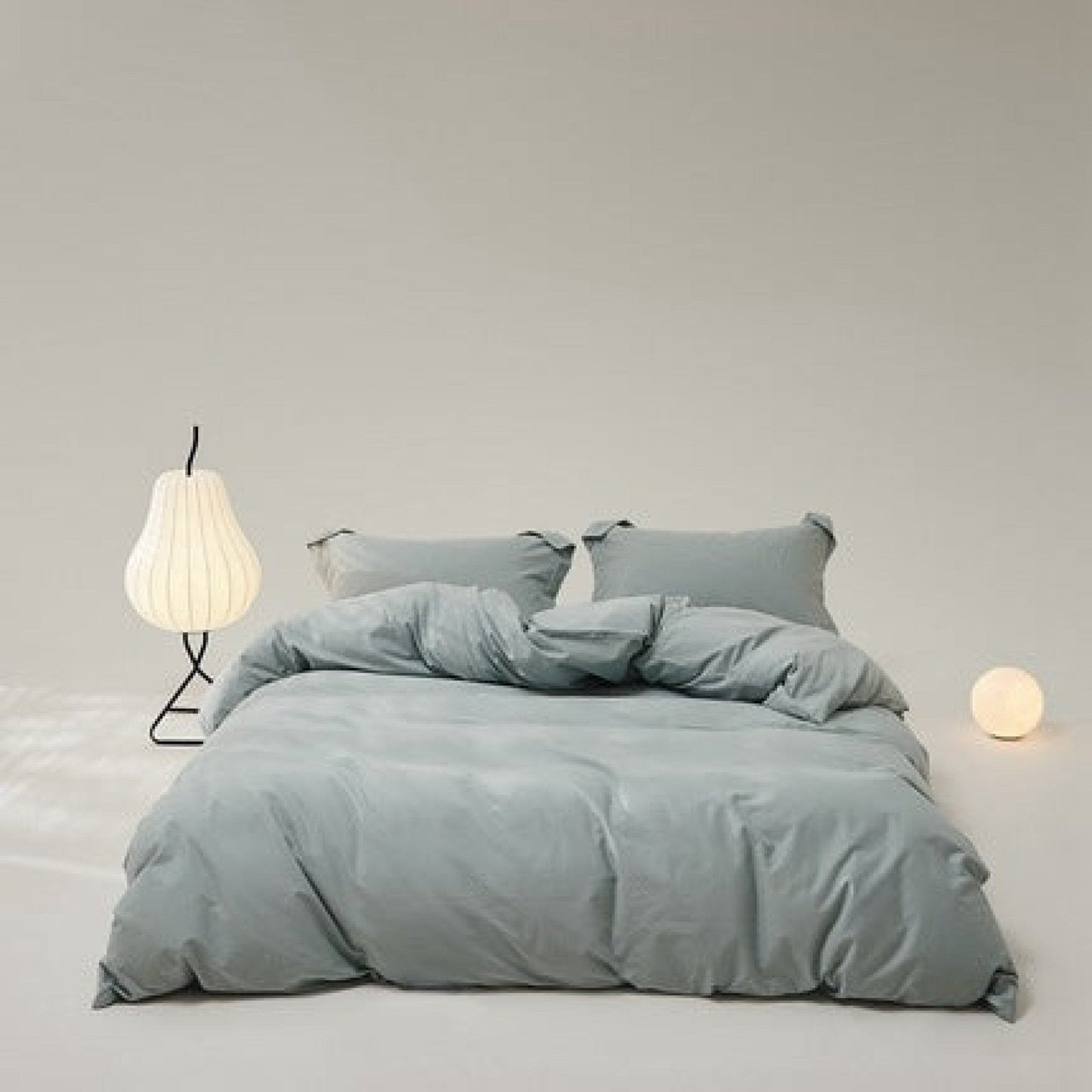 Velvære Luxe Solid Color Cotton Bedding Set / Teal