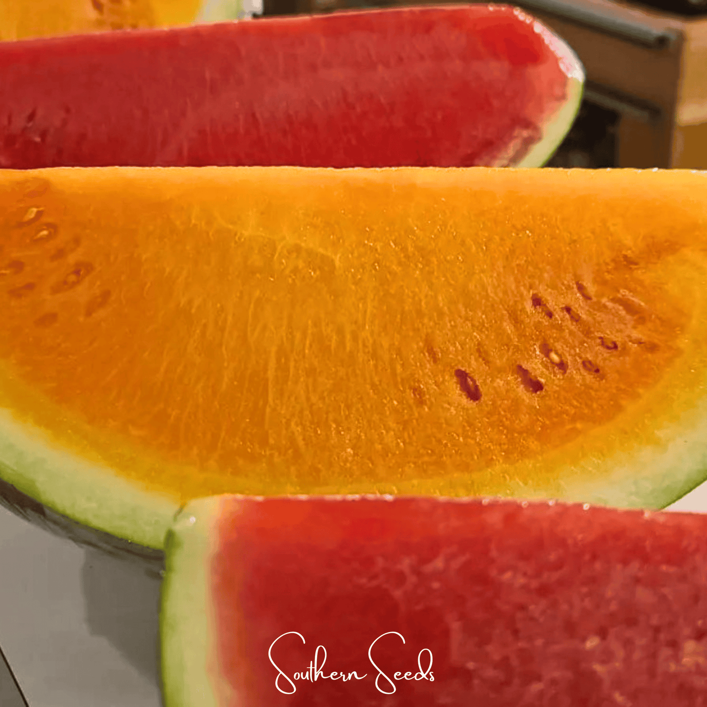 Tendersweet Orange Watermelon ā 25 Seeds