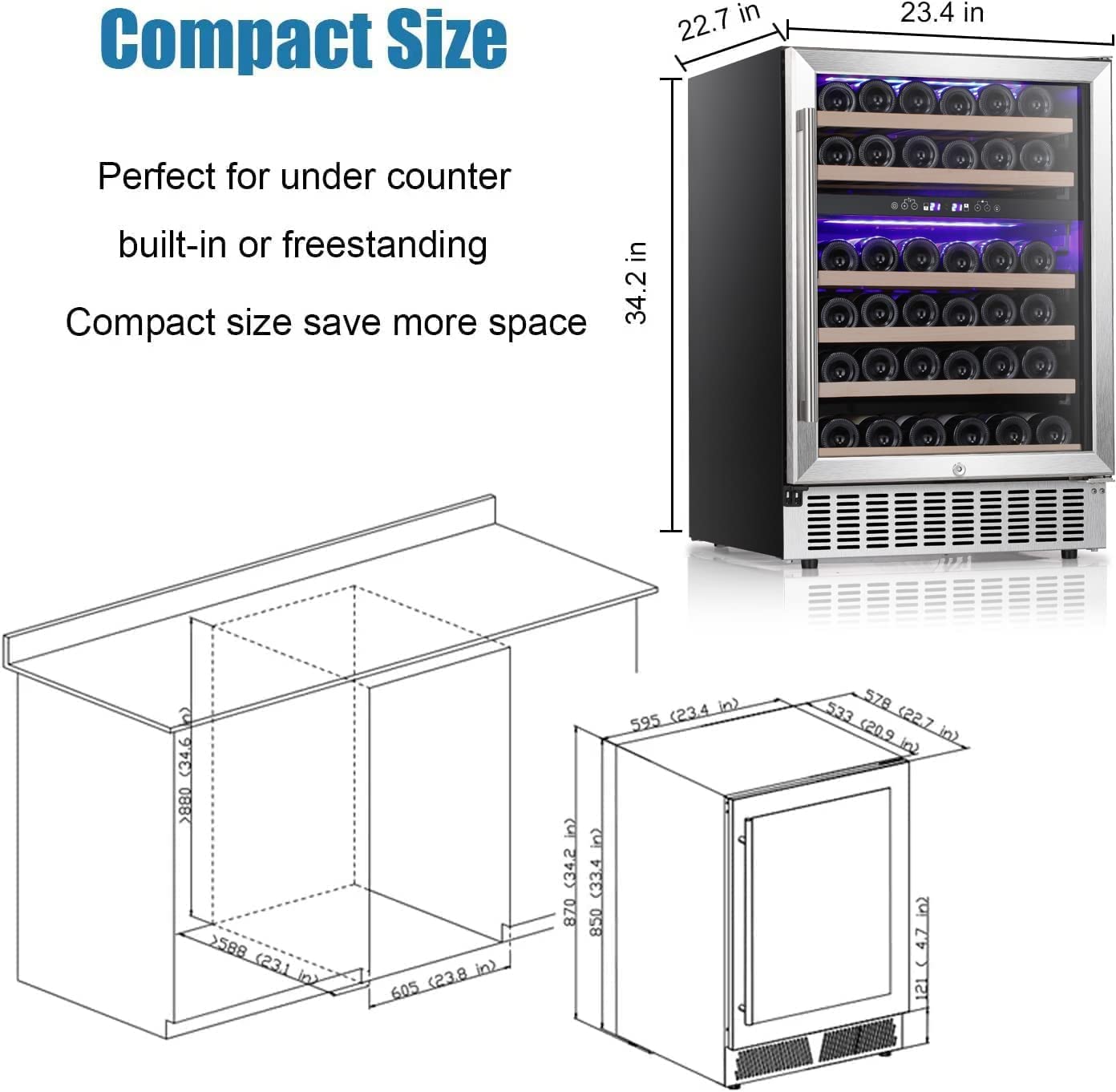 15 Inch Beverage Refrigerator W5185B