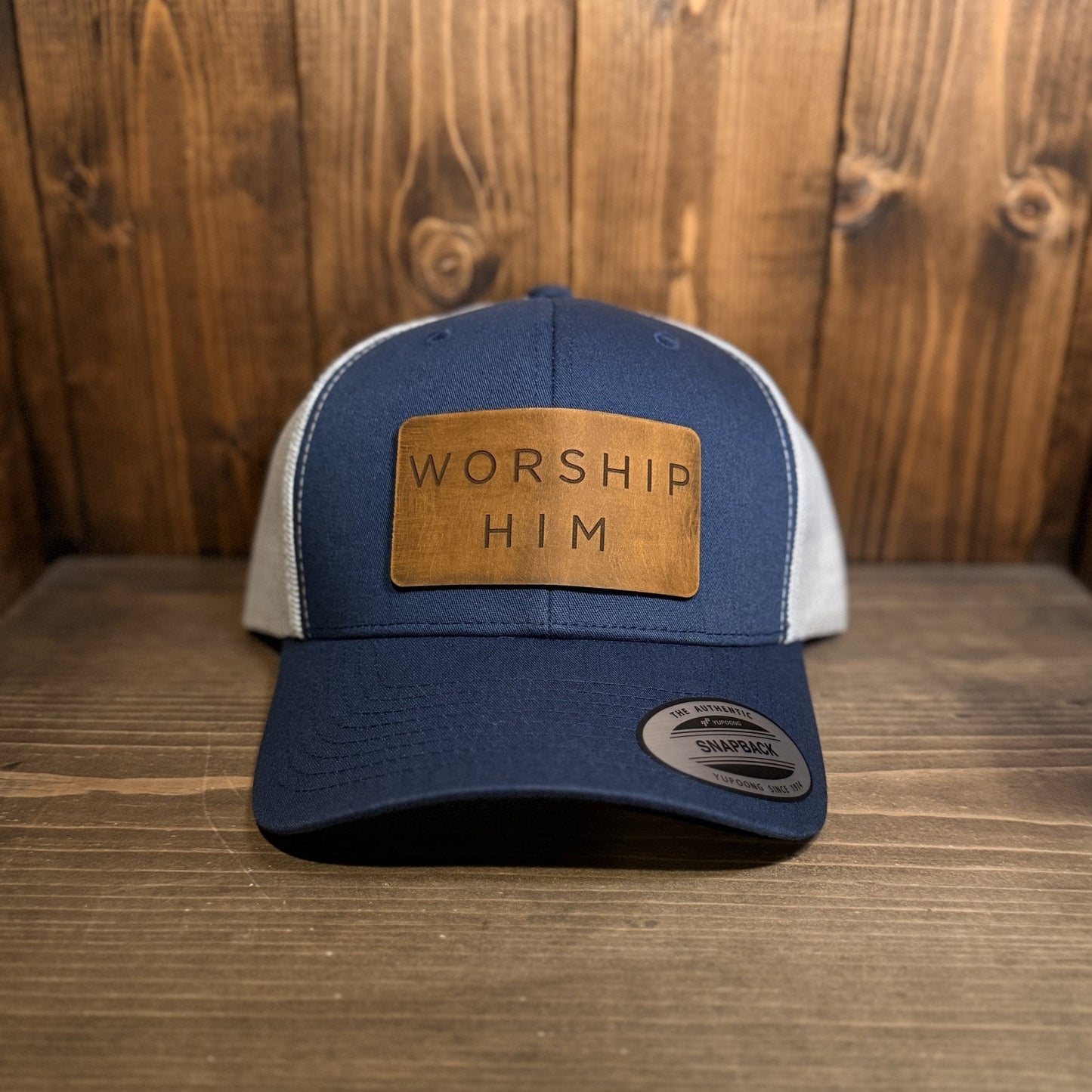 WORSHIP HIM Trucker Hat Christian Hat