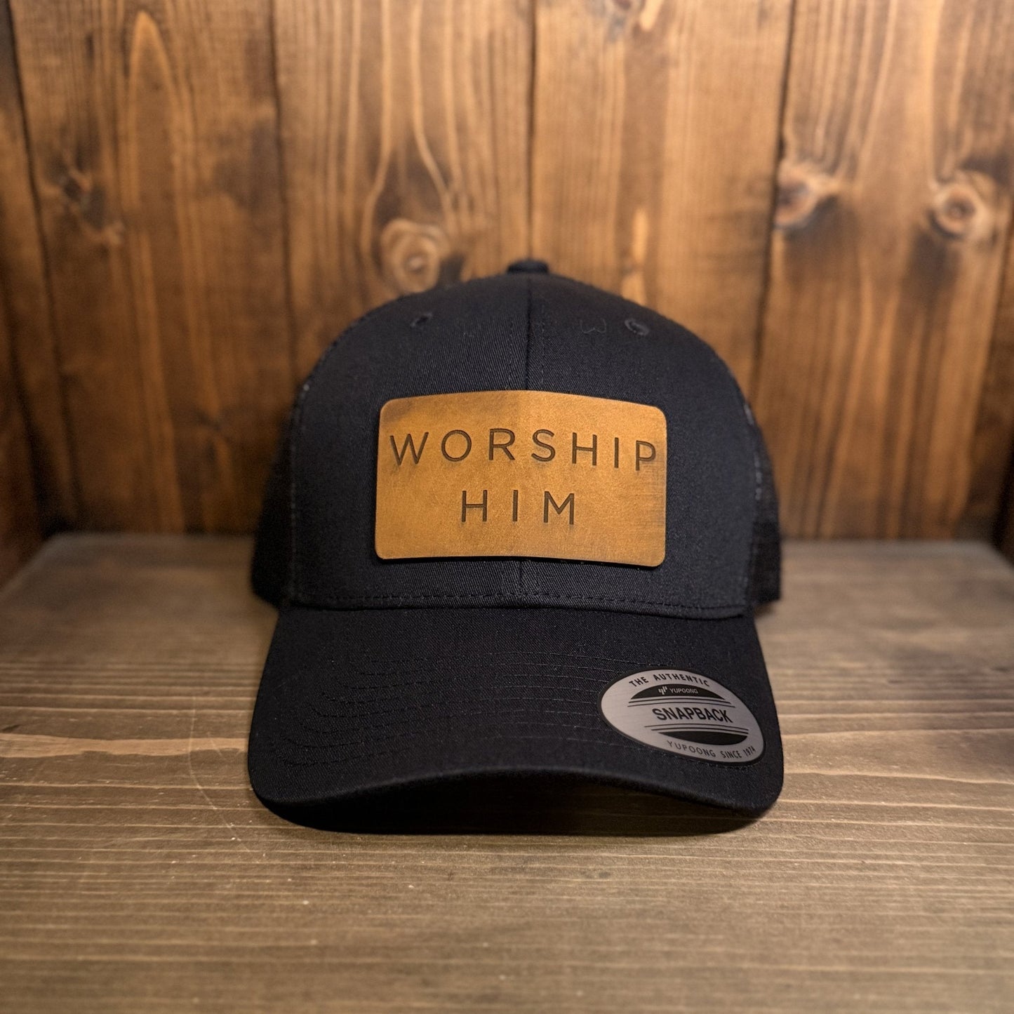 WORSHIP HIM Trucker Hat – Christian Hat