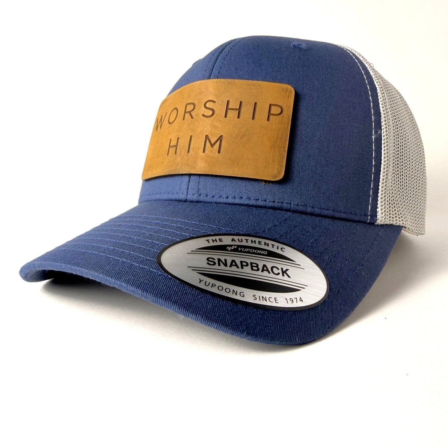 WORSHIP HIM Trucker Hat Christian Hat