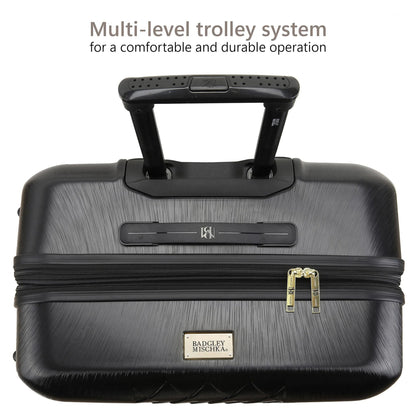 Diamond 3 Piece Expandable Chic Luggage Set