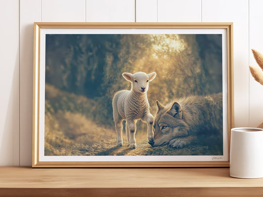 Under His Feet | Signed Handmade Art Print