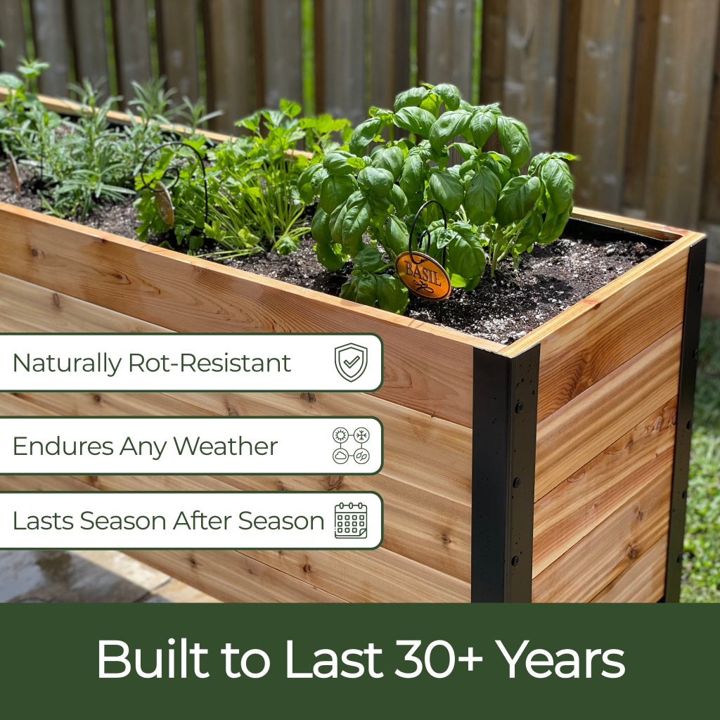 18″ x 18″ Planter Box - 24" TALL / Select Grade