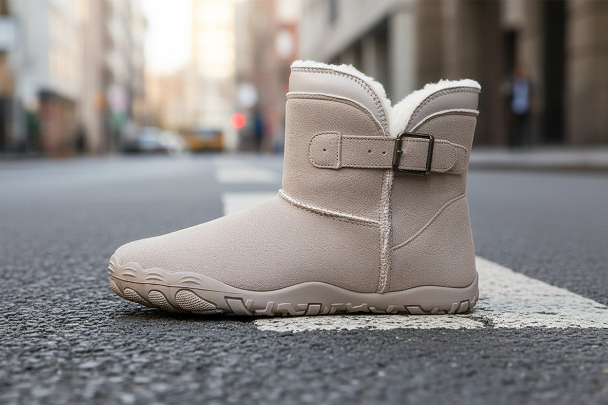 Unisex Warm Fleece-Lined Snow Boots – Anti-Slip Winter Boots