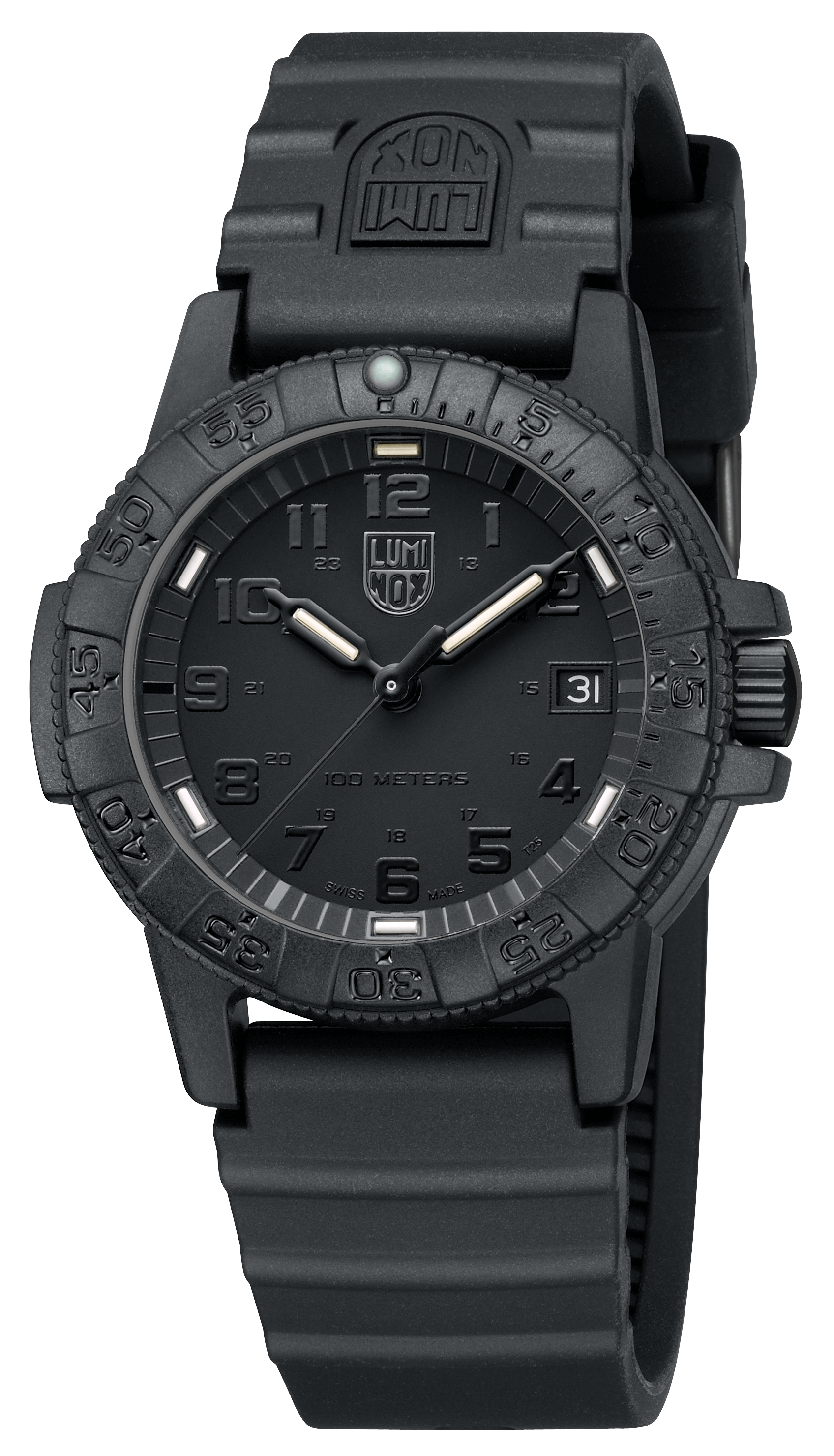 Leatherback SEA Turtle, 39 mm, Outdoor Watch, Blackout