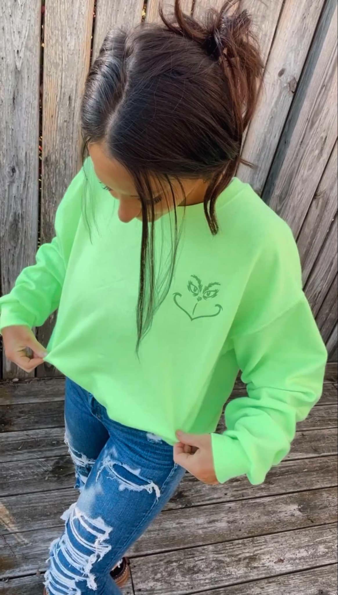 You're A Mean One Crewneck Sweatshirt