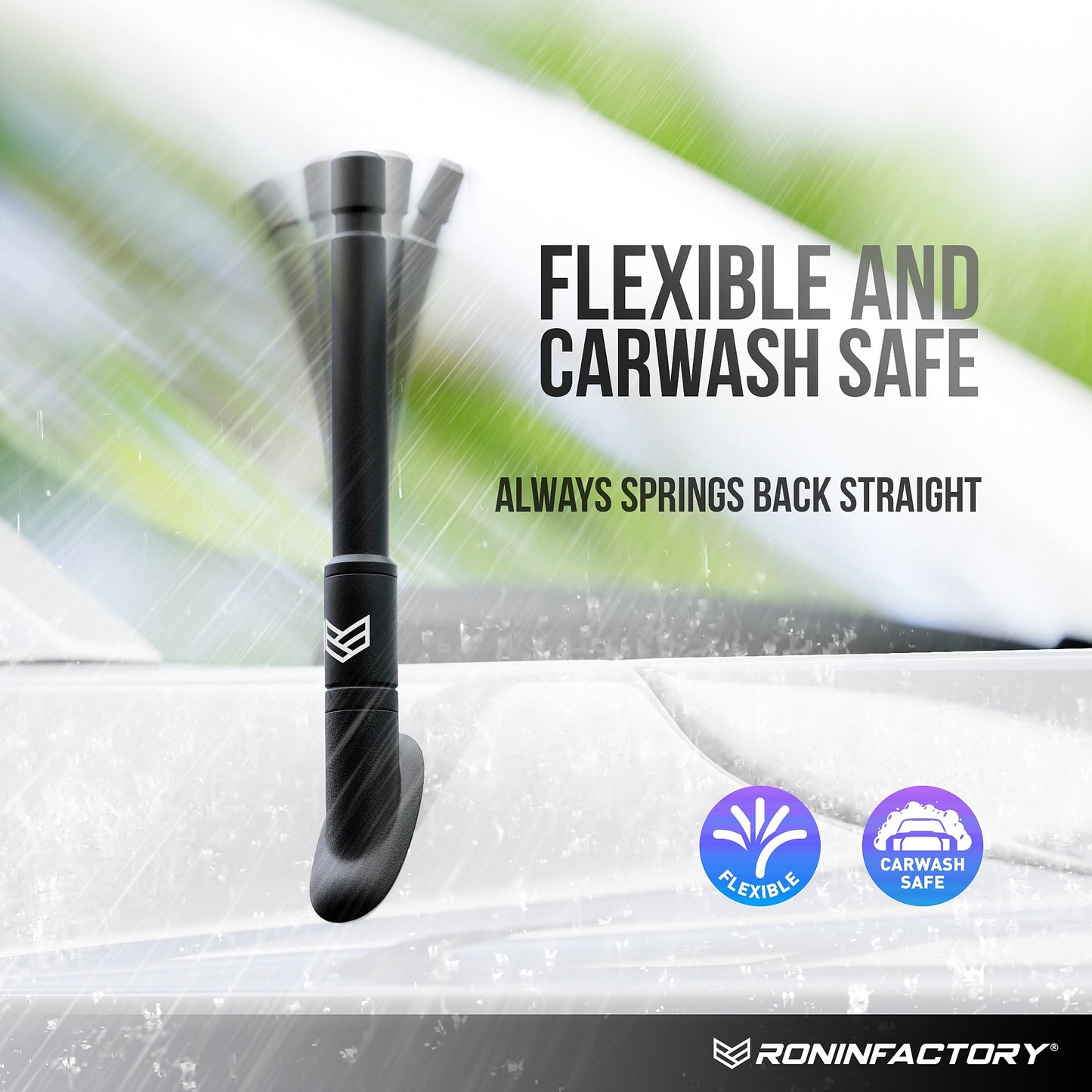 SMARTLOCK™ SHORT FLEXIBLE ANTENNA 8 INCH FOR DODGE RAM (NEW!)