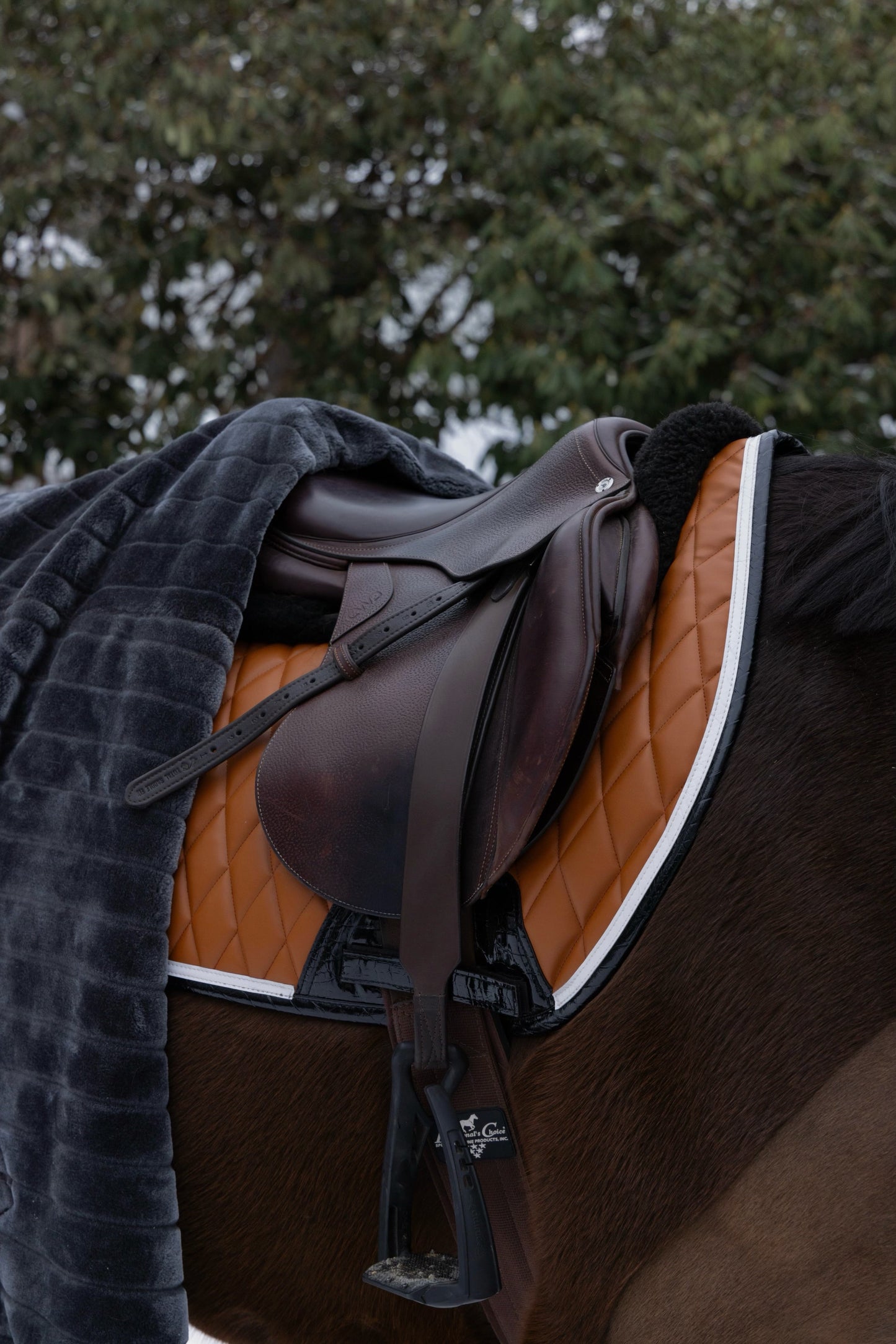 Jump Saddle Pad | Cognac