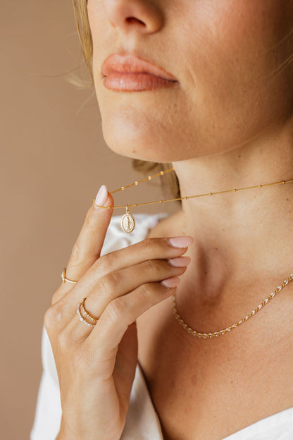 Dainty Miraculous Medal Necklace