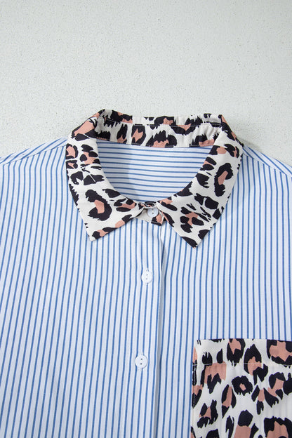 Aleia Chest Cuffed Sleeve Shirt