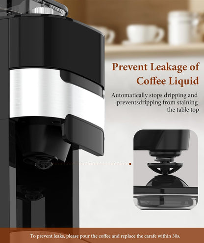 10-Cup Drip Coffee Maker with Built-In Grinde CM8025