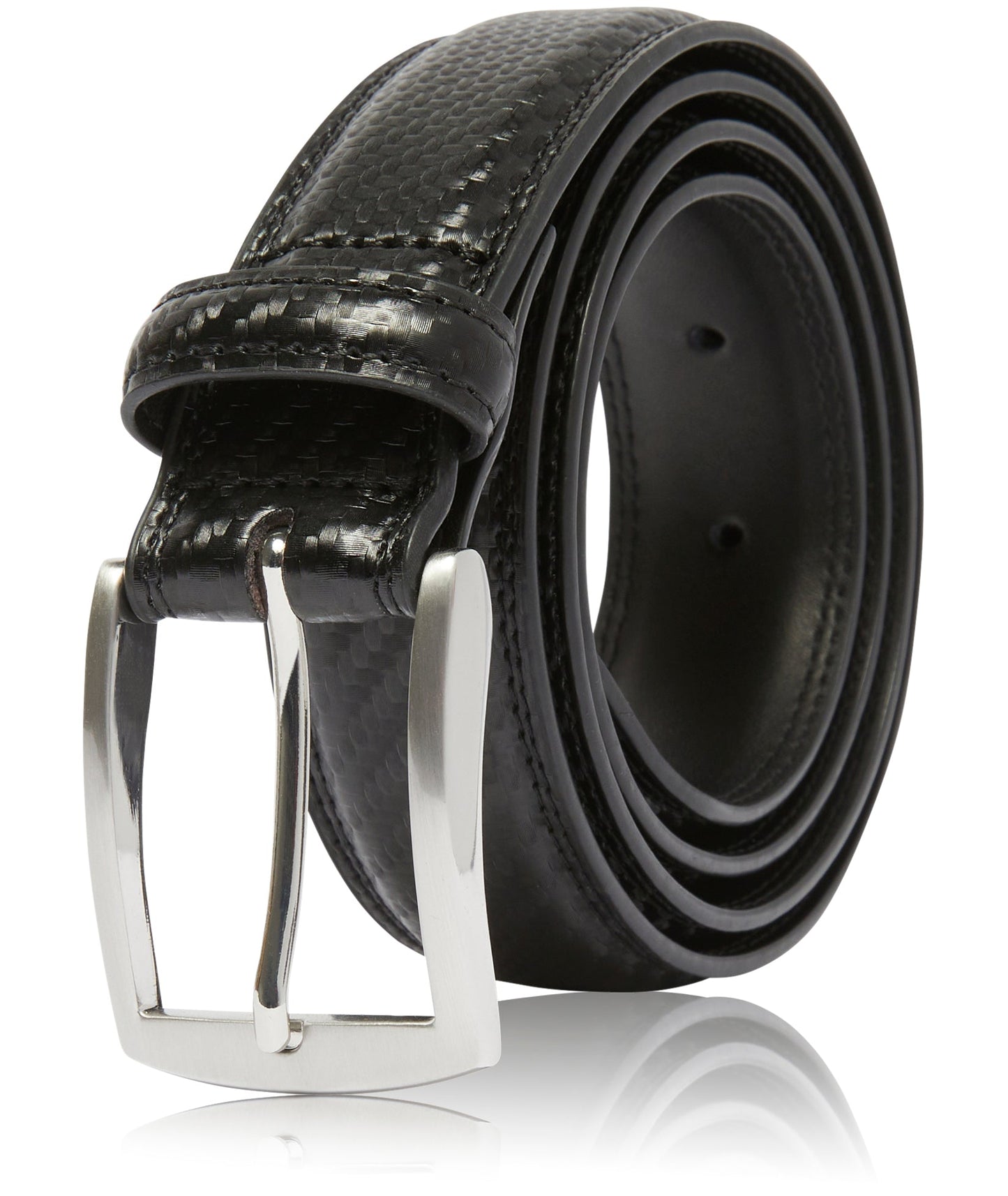Genuine Leather Belt for Men – Zinc Alloy Buckle, 1.25" Strap
