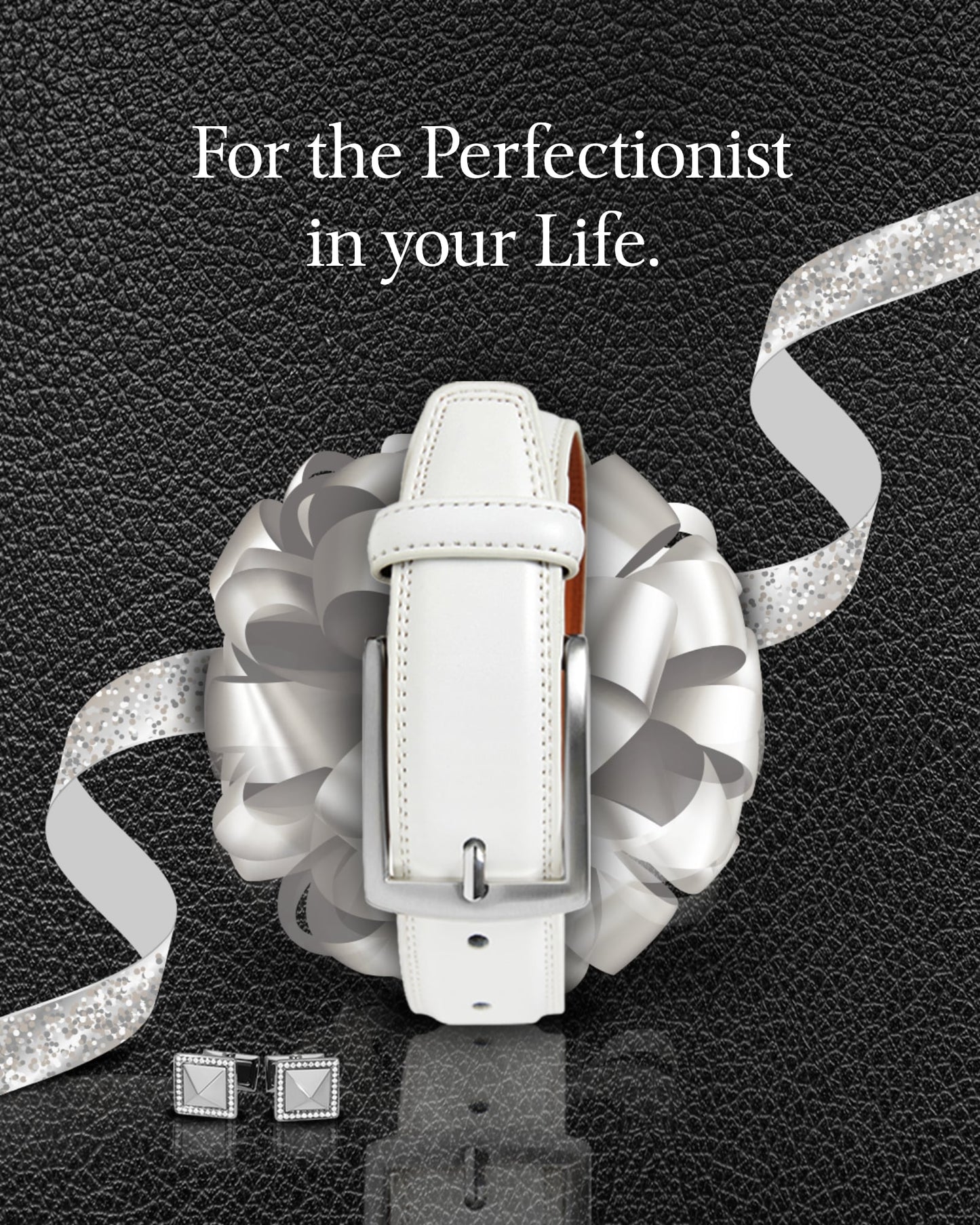 Genuine Leather Belt for Men – Zinc Alloy Buckle, 1.25" Strap