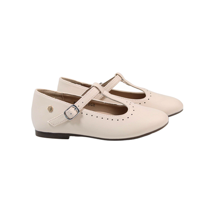 Beige Leather